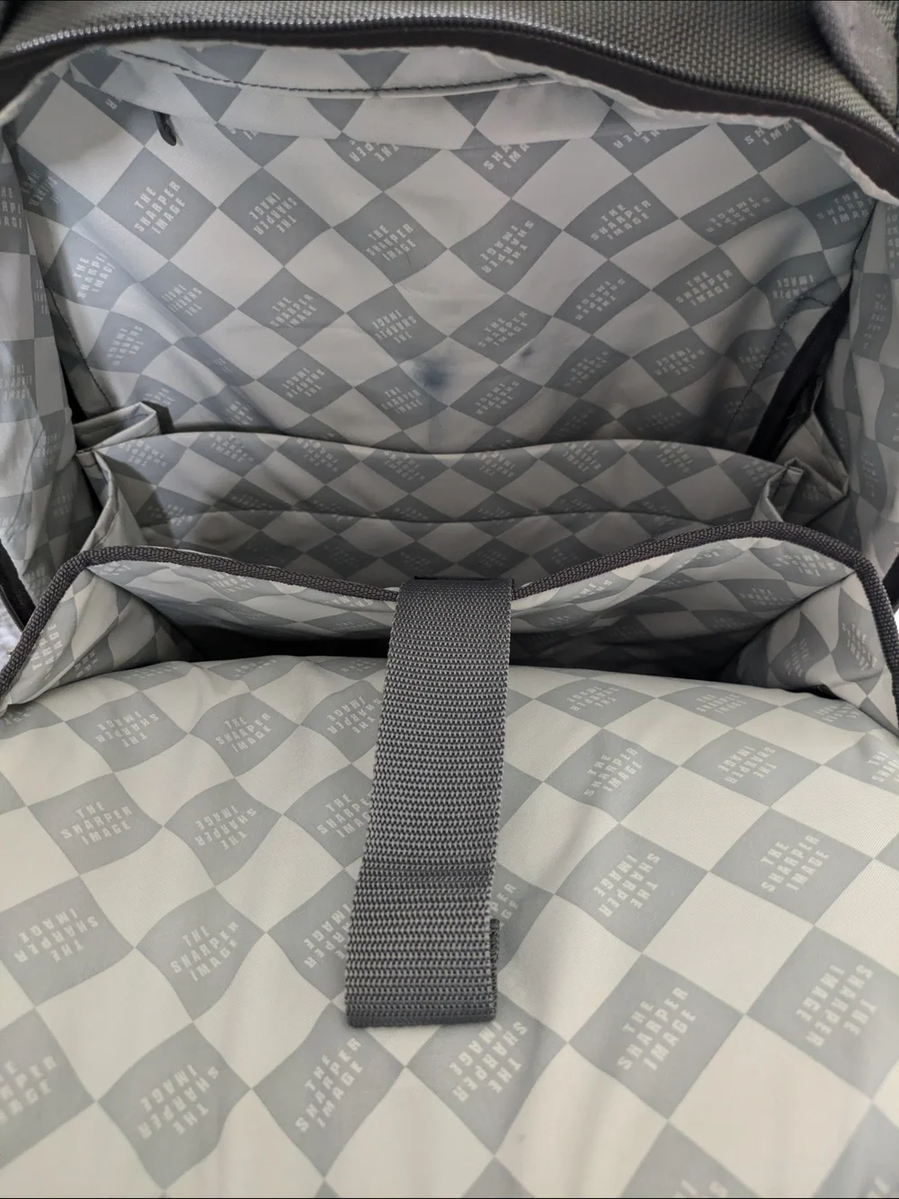 Sharper Image Gray Rolling Travel Backpack TSI8015 With Telescopic Handle